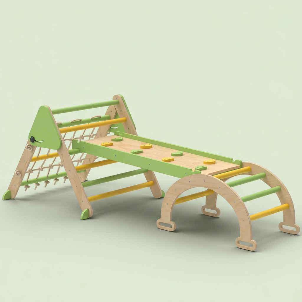 STRUCURE D'ESCALADE | 8 EN 1 | VERT