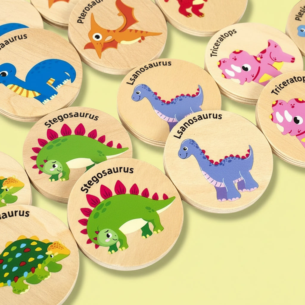 JEU DE MÉMOIRE | DINOSAURES