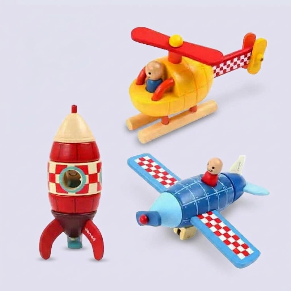 JOUETS DIY | FUSÉE, AVION ET HÉLICOPTÈRE
