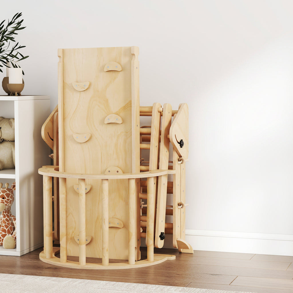 STRUCURE D'ESCALADE | 8 EN 1 | NATUREL