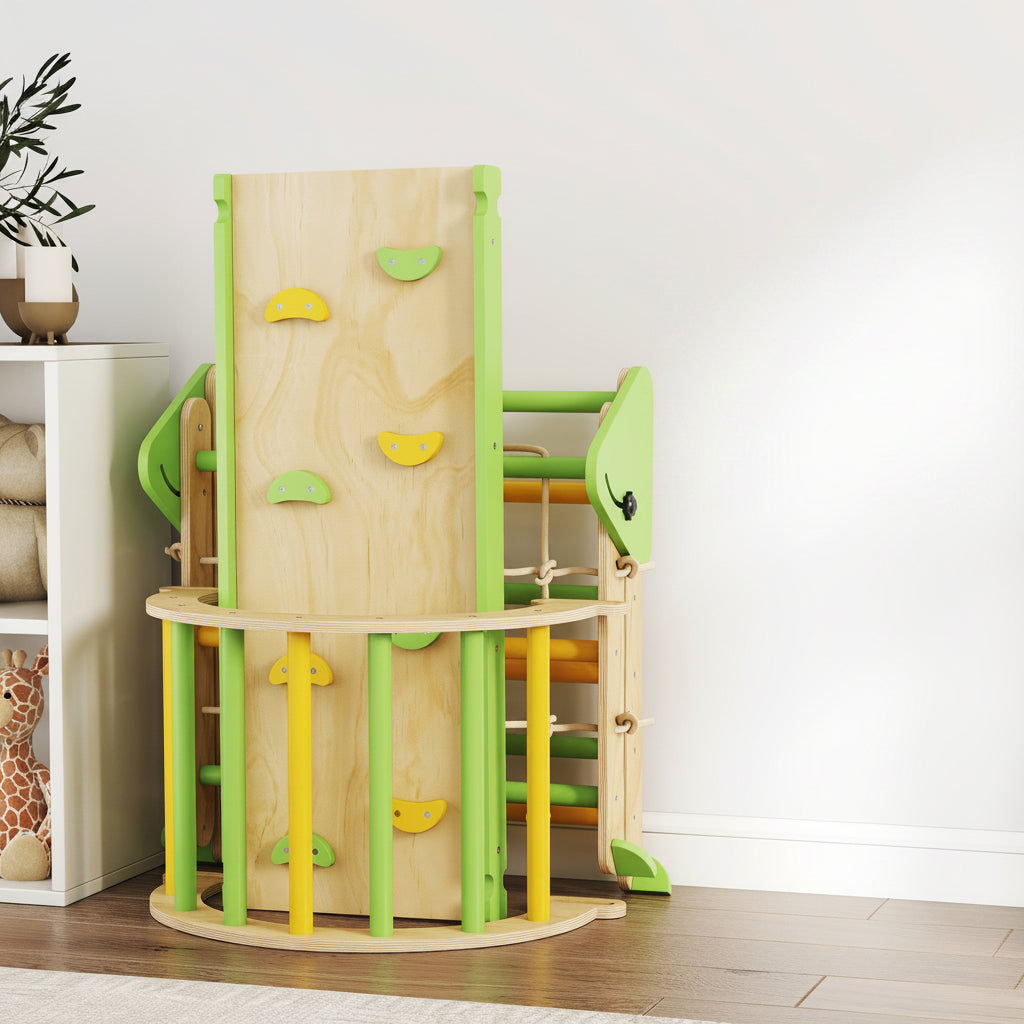 STRUCURE D'ESCALADE | 8 EN 1 | VERT