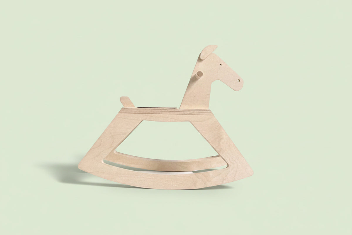 CHEVAL À BASCULE  | NATUREL