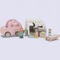 VOITURE AVEC CARAVANE | 3 FIGURINES