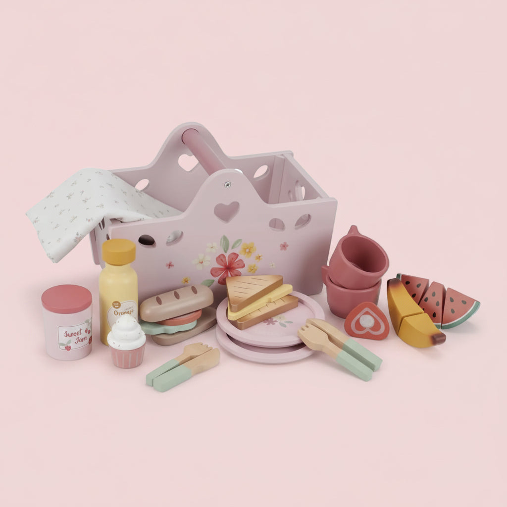 PANIER DE PIQUE-NIQUE | ROSE