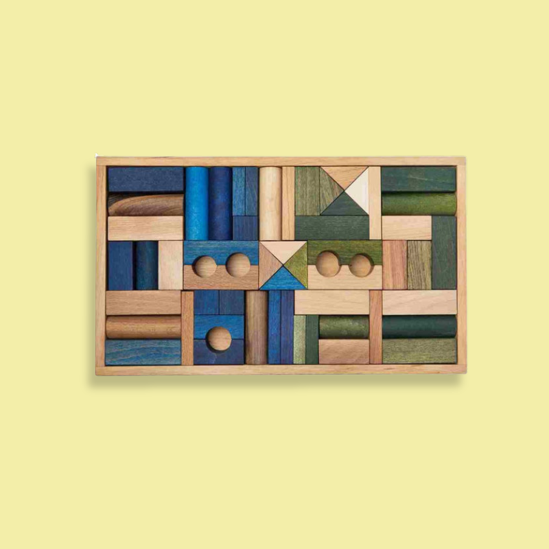 CUBES DE CONSTRUCTION | 54 PIÈCES